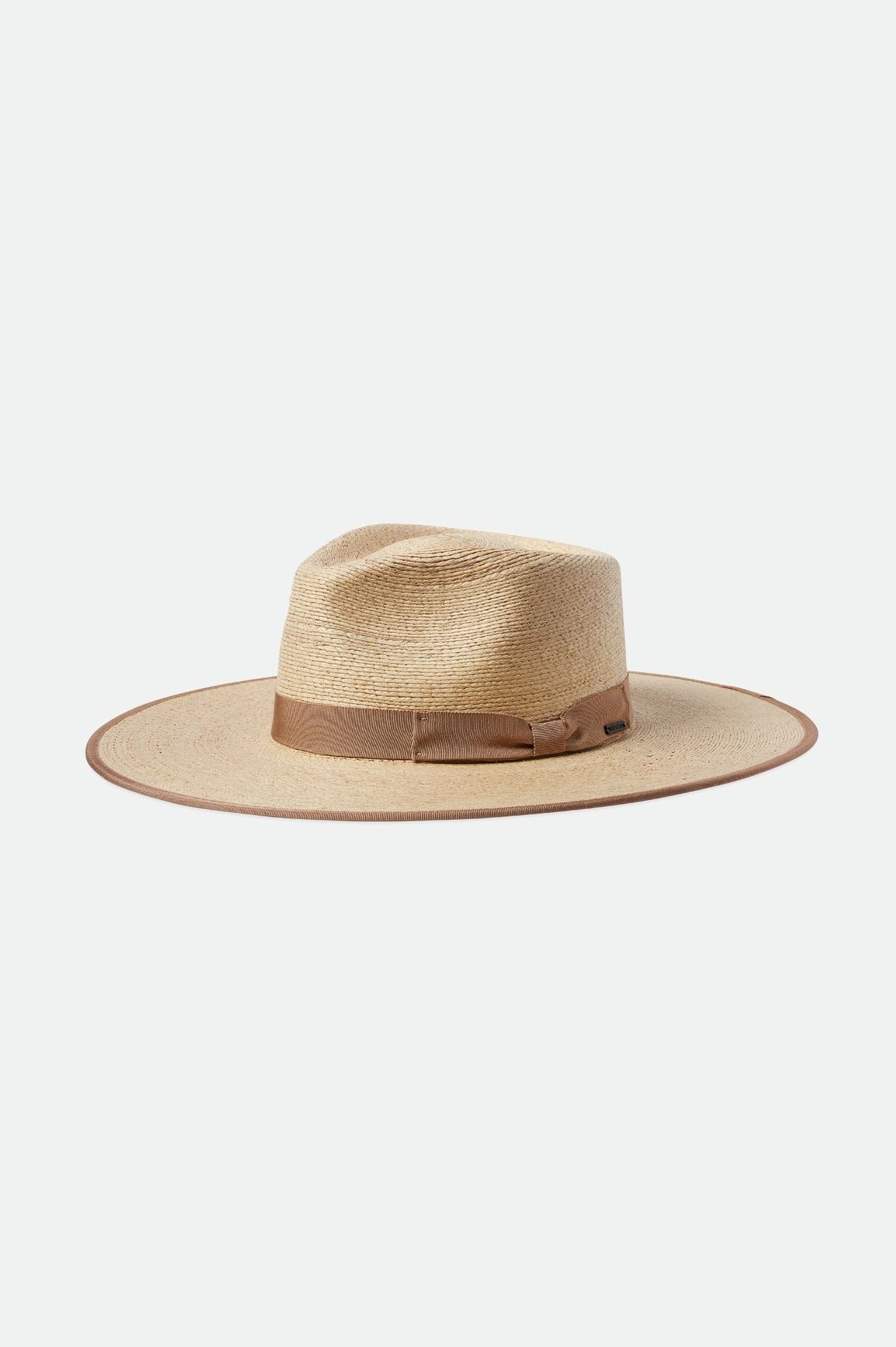 Chapeus Brixton Jo Straw Rancher Hat Feminino Bege | VRHDM-0179