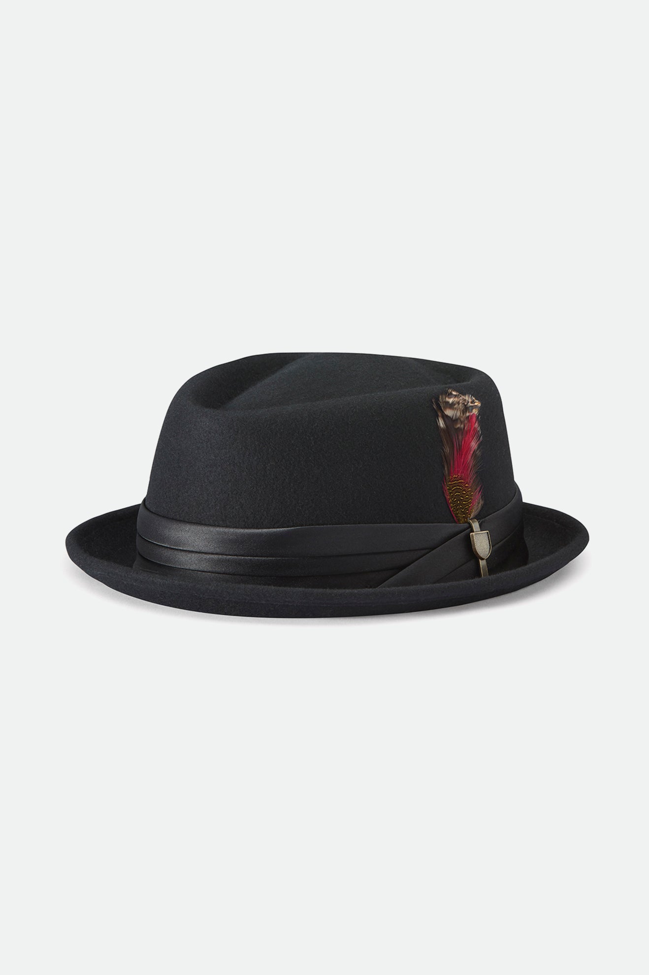 Chapeus Brixton Stout Pork Pie Masculino Pretas | GWXQC-6109