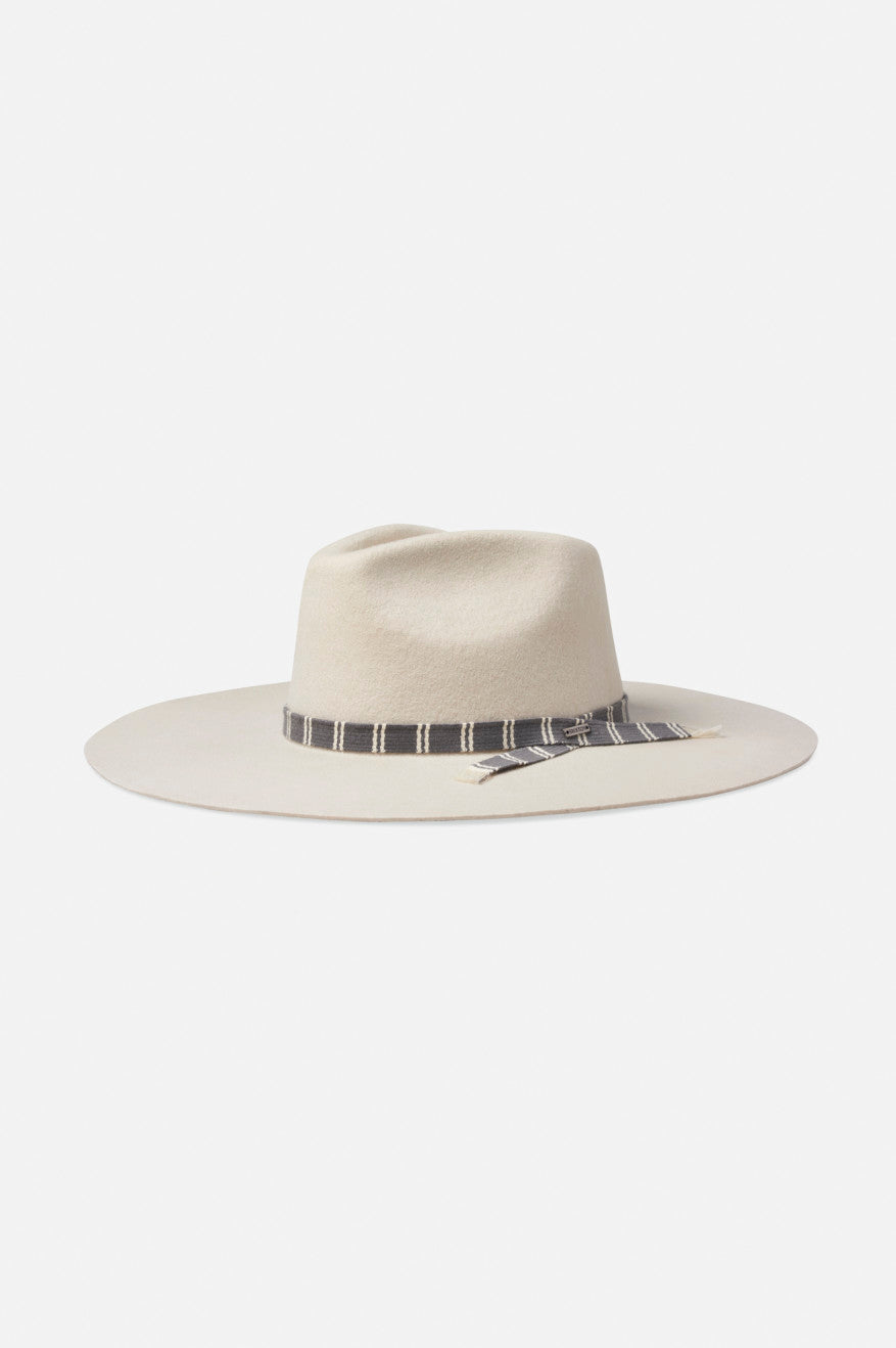 Fedora Brixton Leigh Felt Fedora Feminino Branco | QAIKF-3574