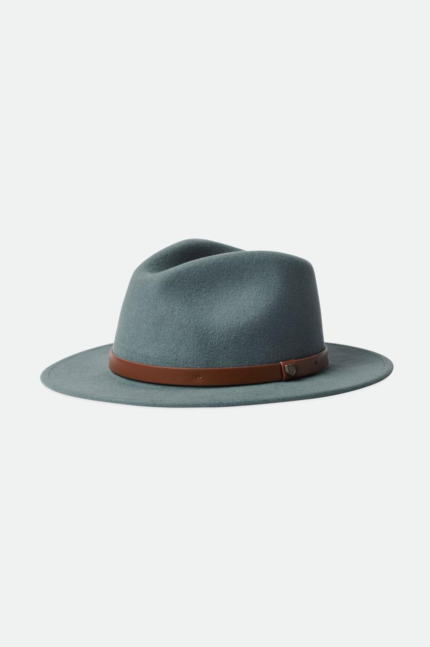 Fedora Brixton Messer Fedora Feminino Azuis | GTNRQ-5601