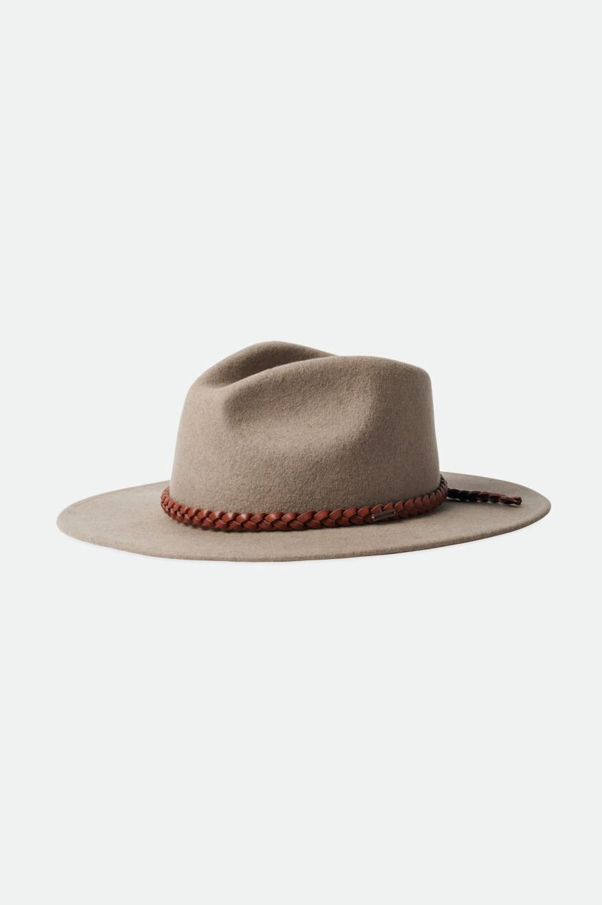 Fedora Brixton Messer Western Masculino Bege | EONST-5290