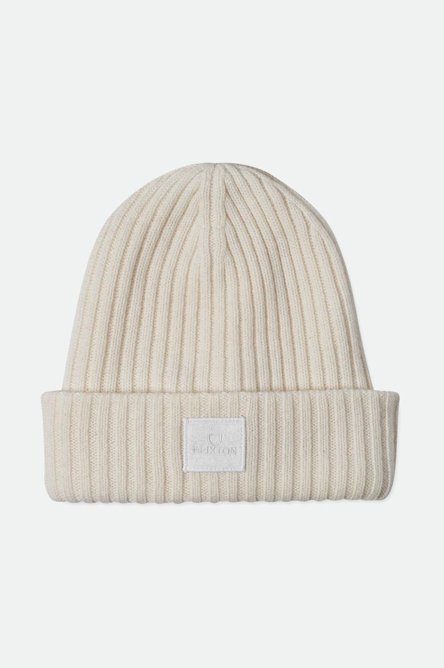 Gorro Brixton Alpha Square Merino Lã Masculino Branco | MXGQS-7201