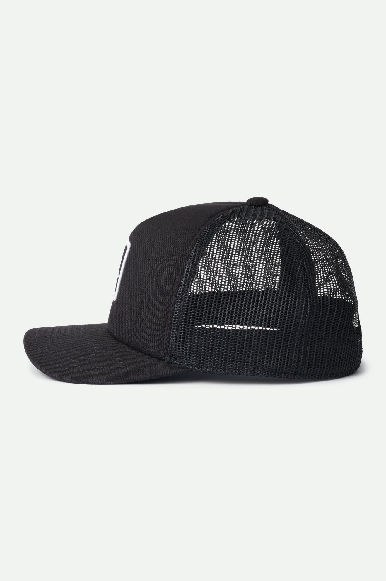 Boné Brixton Alpha Block NetPlus MP Trucker Hat Masculino Pretas | IBLRS-3204