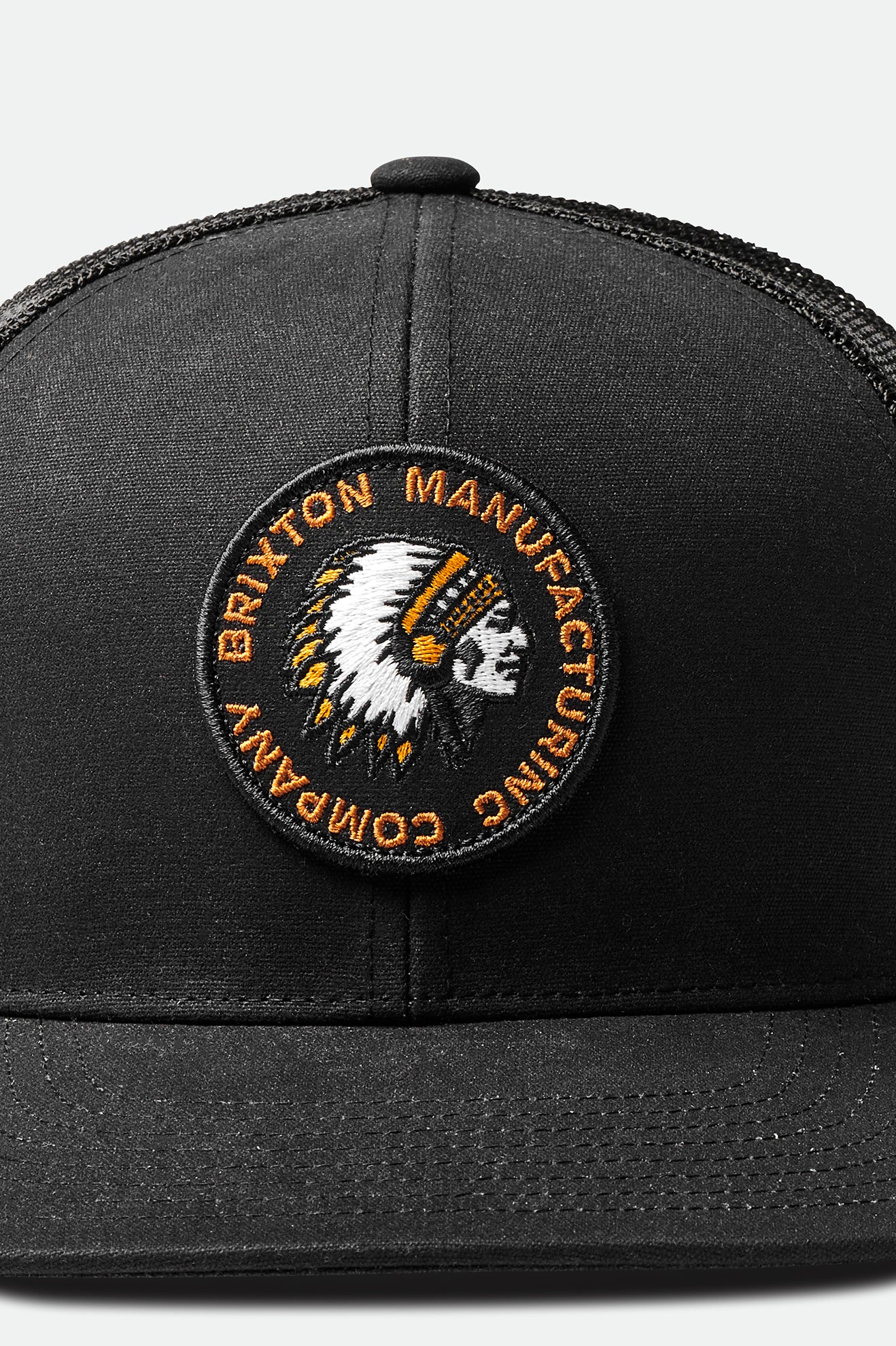 Boné Brixton Rival Stamp NetPlus MP Trucker Hat Masculino Pretas | YHJIX-5609