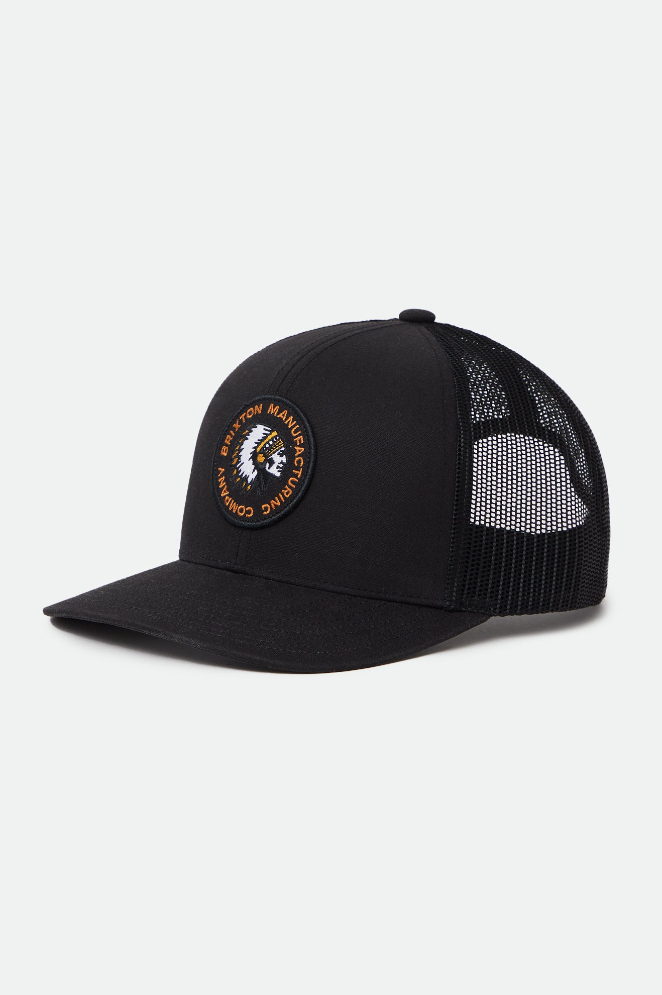 Boné Brixton Rival Stamp NetPlus MP Trucker Hat Masculino Pretas | YHJIX-5609