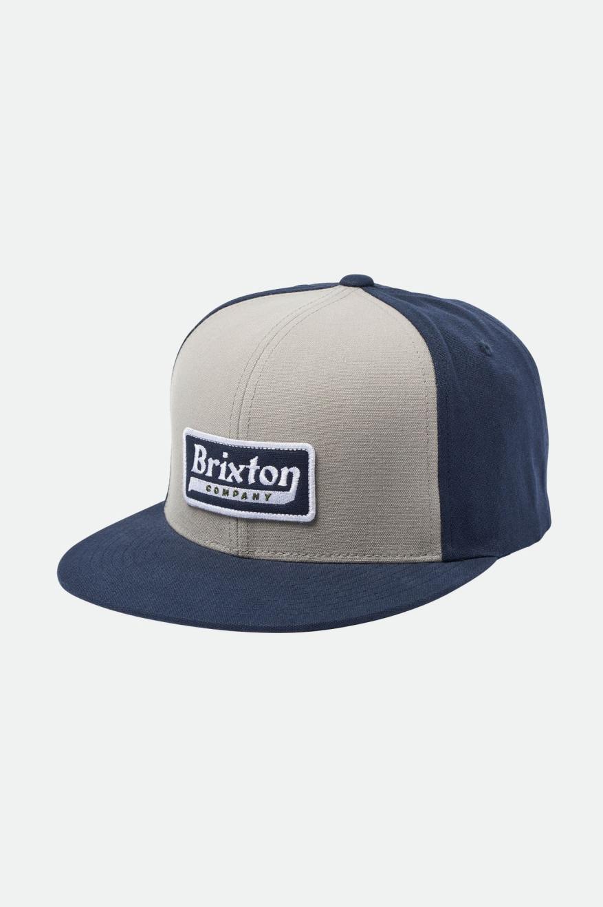 Boné Brixton Steadfast HP Masculino Azul Marinho Cinzentas | QZSBF-4057