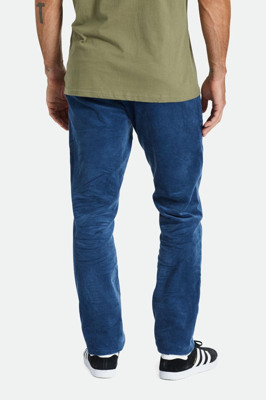 Calças Brixton Choice Chino Regular Masculino Azuis | JNBZG-4176