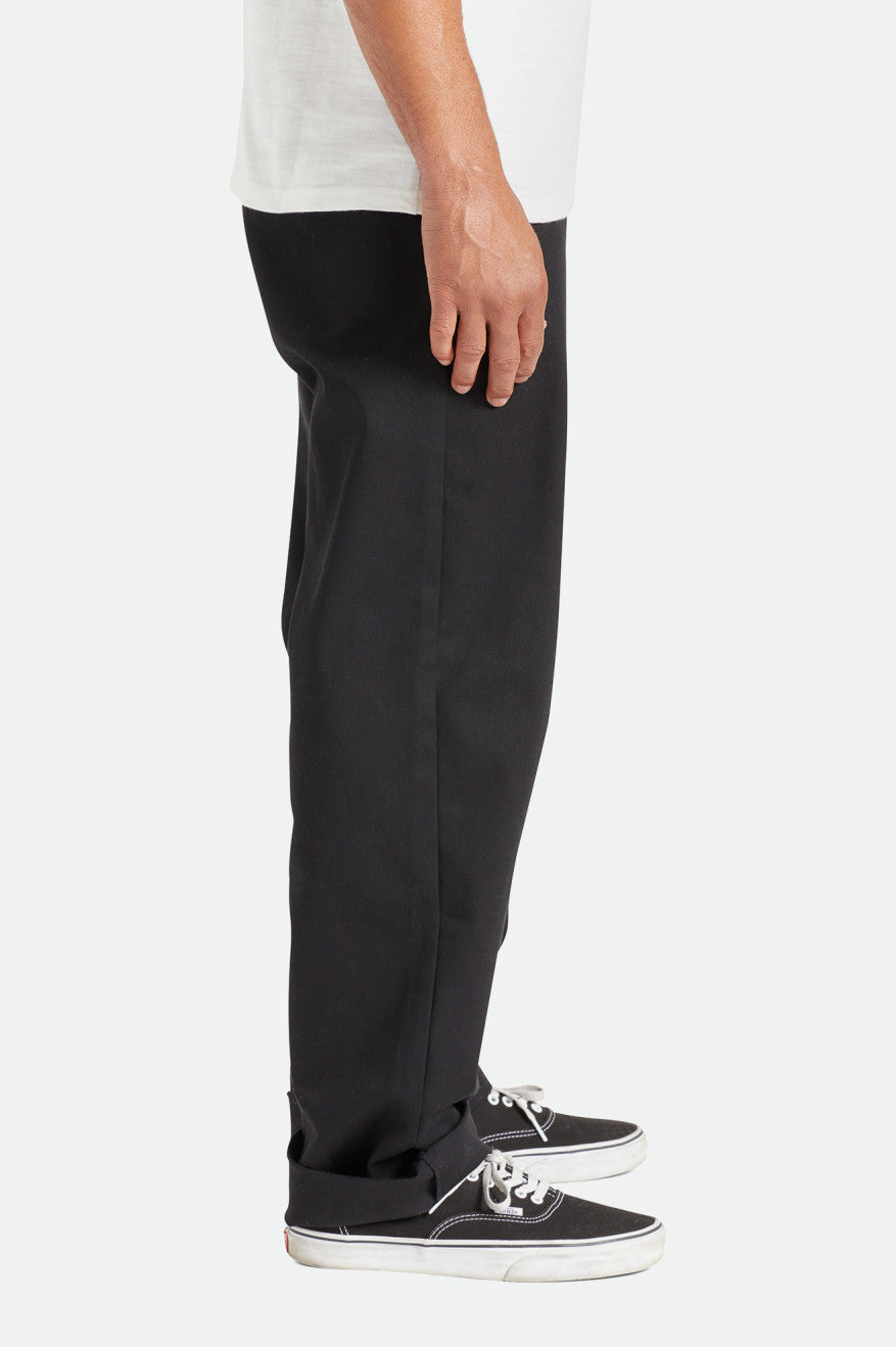 Calças Brixton Choice Chino Relaxed Masculino Pretas | YXMDK-8163