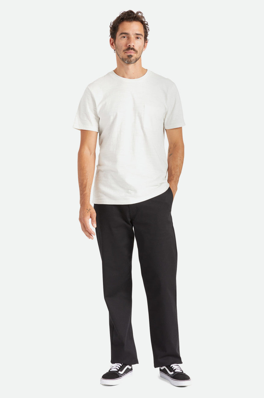 Calças Brixton Choice Chino Relaxed Masculino Pretas | YXMDK-8163