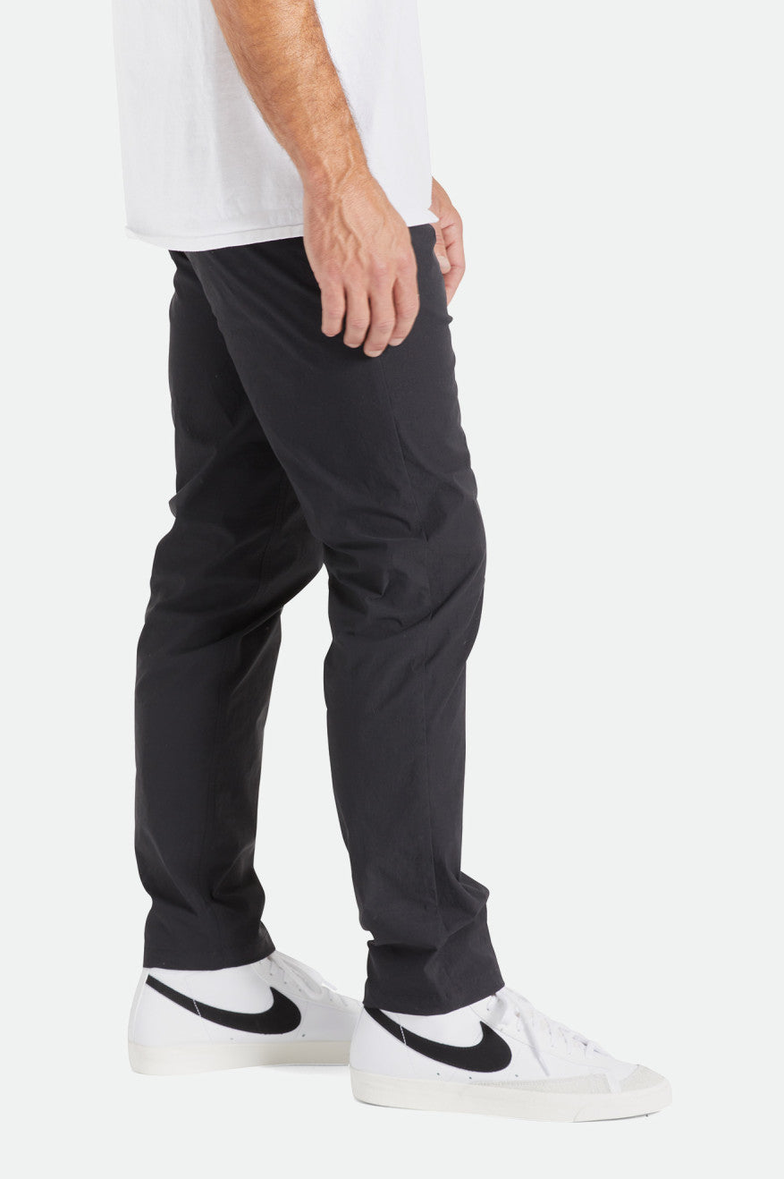 Calças Brixton Knox Utility Slim Masculino Pretas | BYUEM-0628