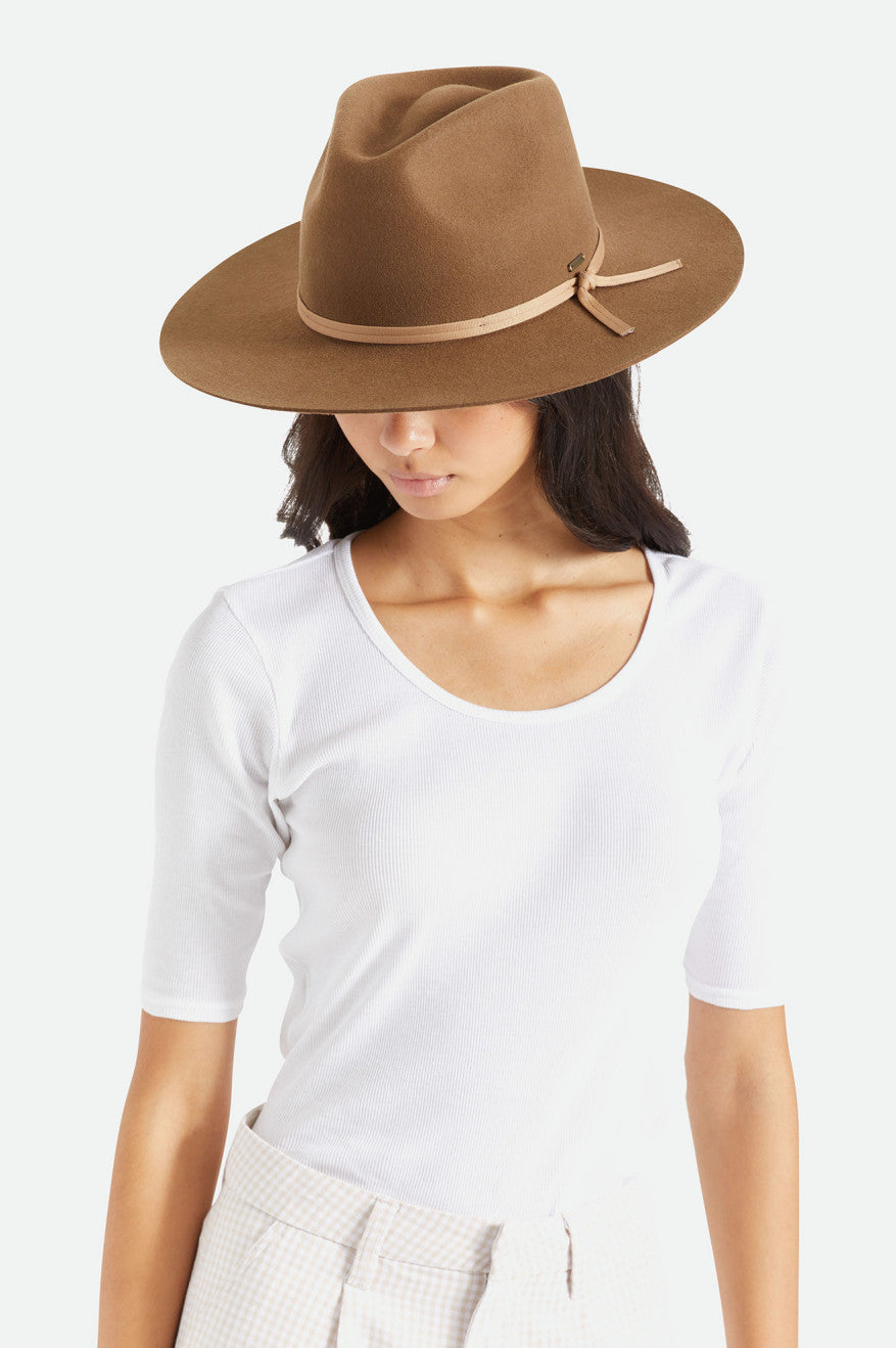 Chapeus Brixton Cohen Cowboy Feminino Marrom | HOVXD-4735