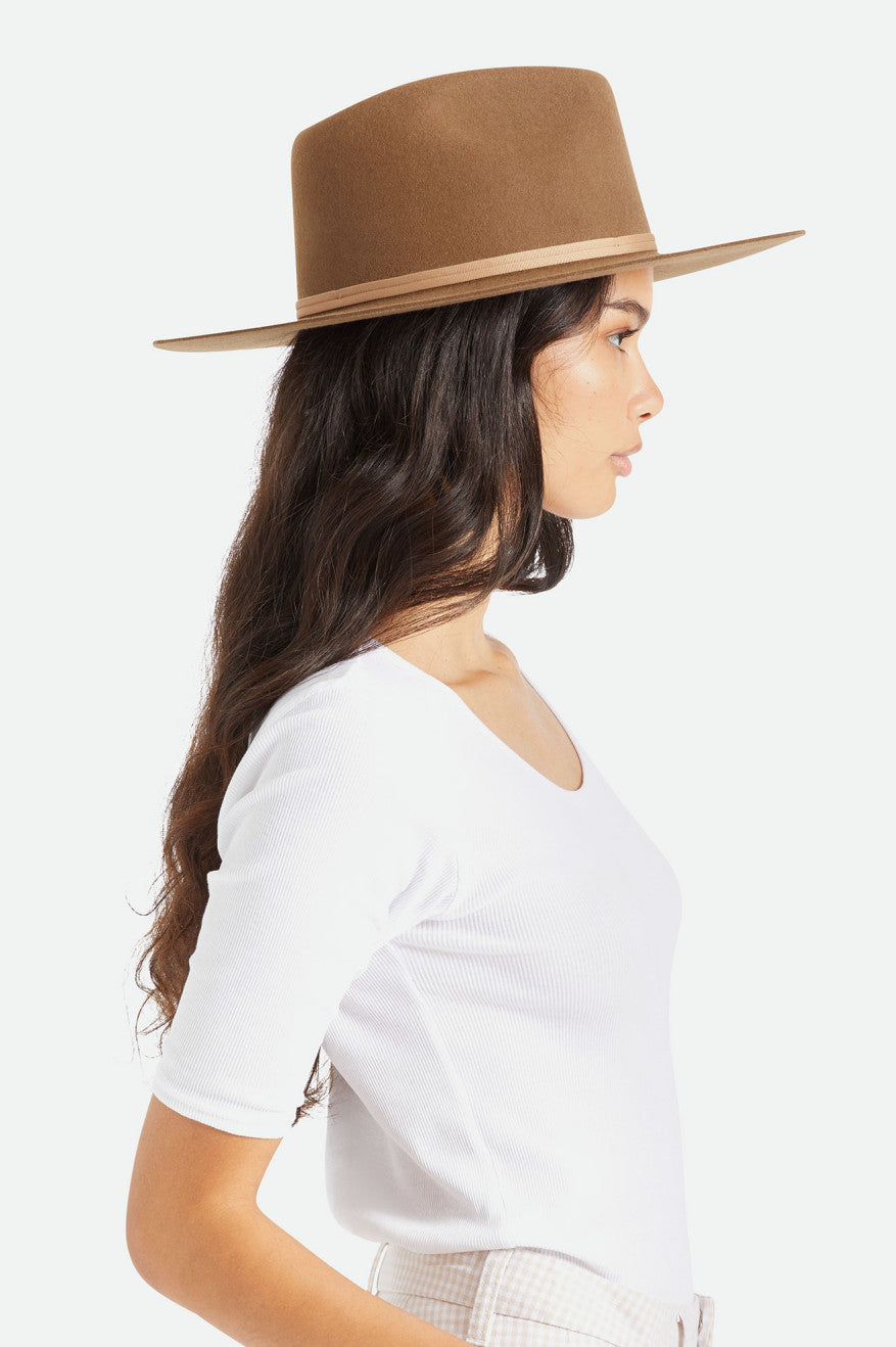 Chapeus Brixton Cohen Cowboy Feminino Marrom | HOVXD-4735