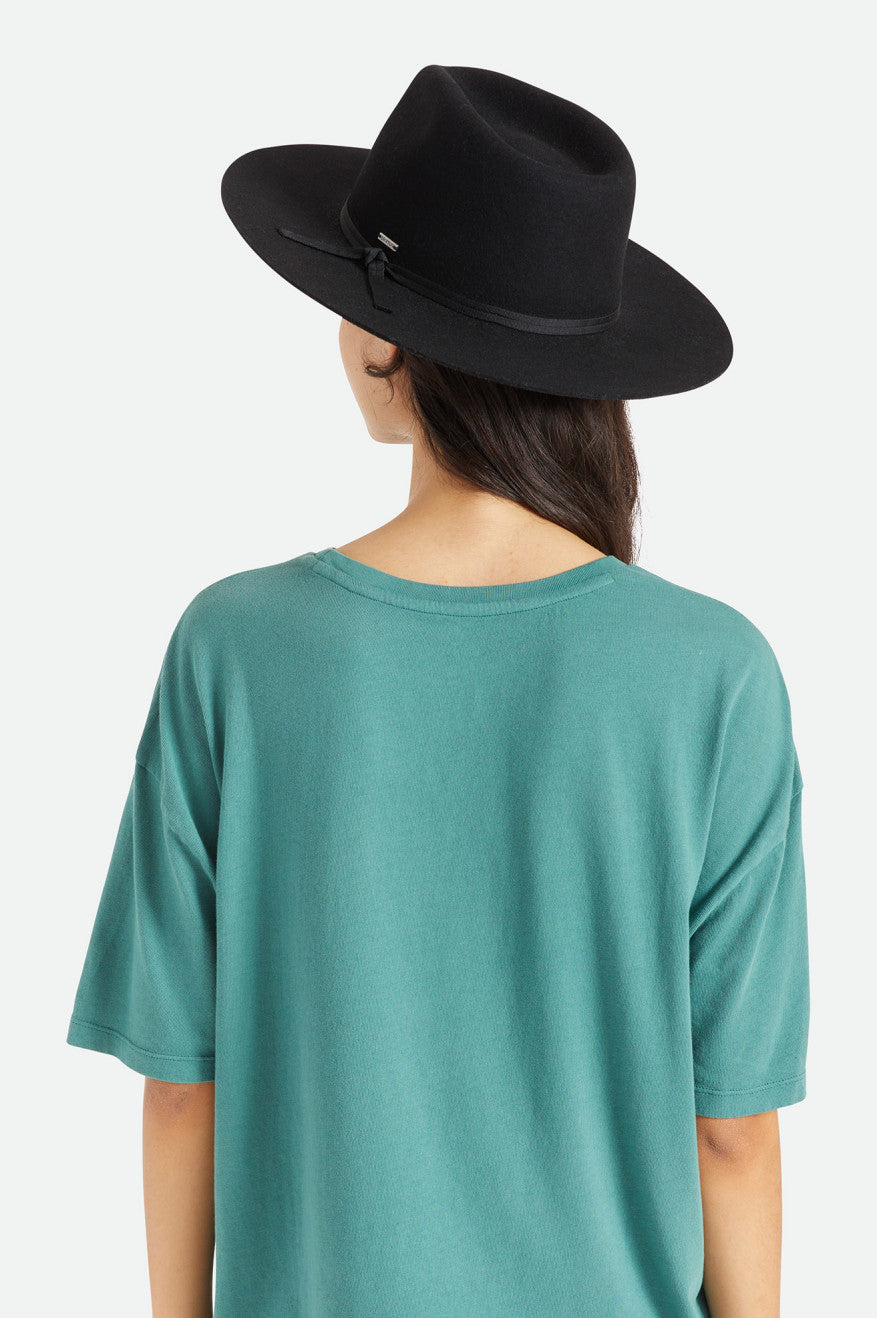 Chapeus Brixton Cohen Cowboy Hat Feminino Pretas | QCMAU-0748