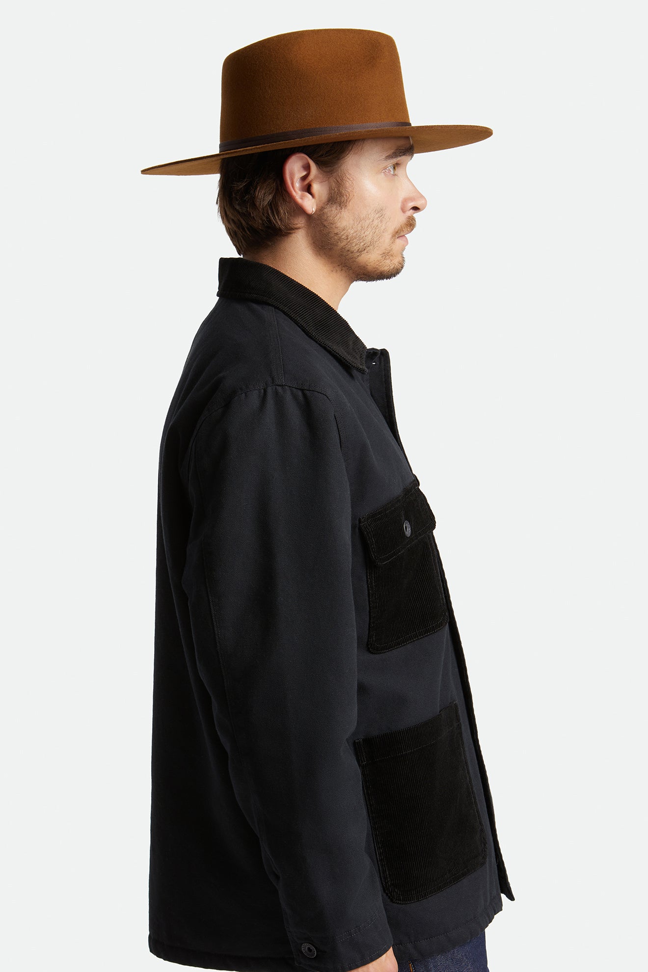 Chapeus Brixton Cohen Cowboy Masculino Cafes | XRJWI-5318