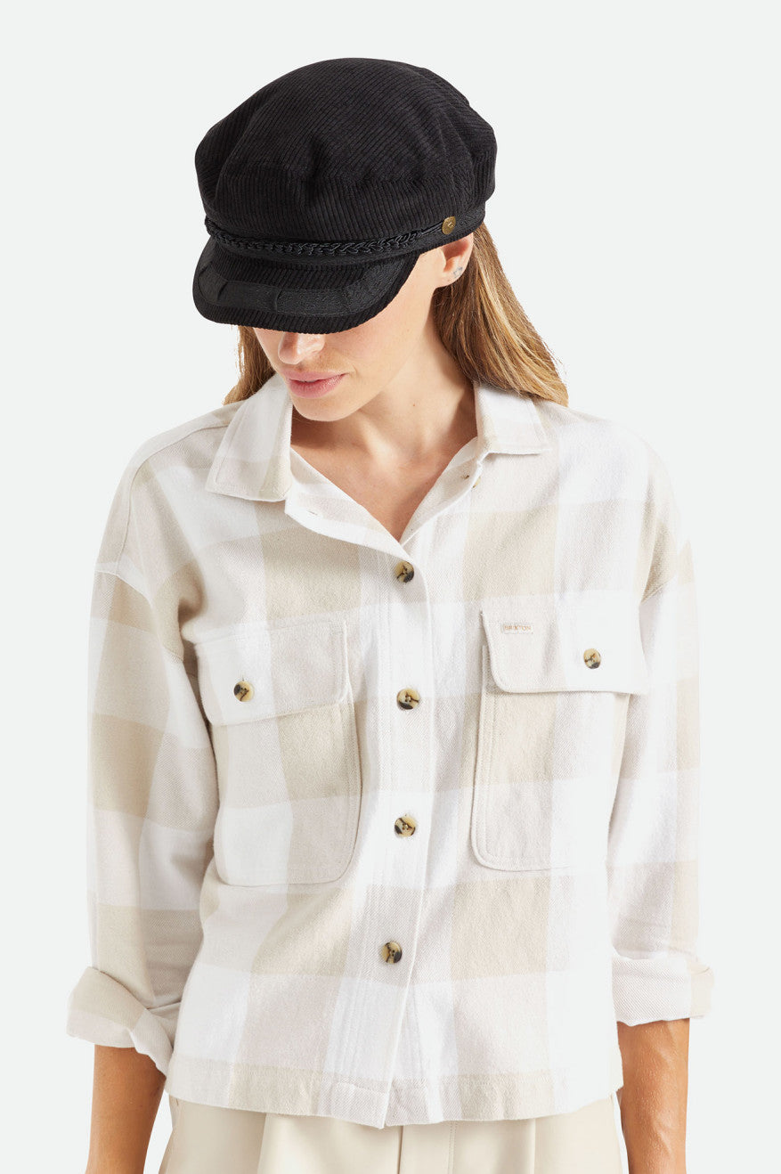 Chapeus Brixton Fiddler Reserve Feminino Pretas | LNMRT-6720