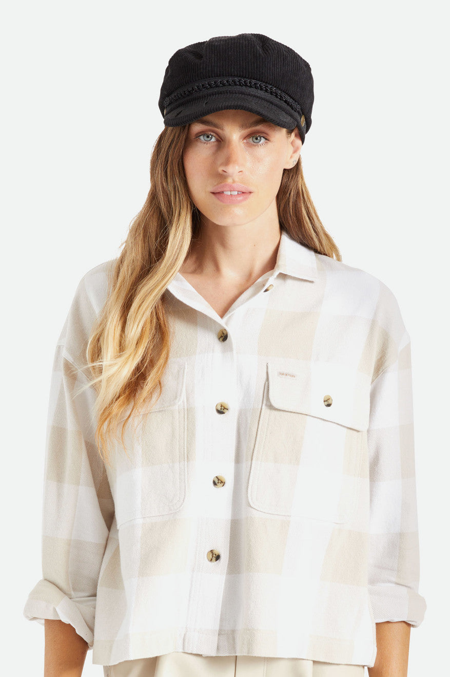 Chapeus Brixton Fiddler Reserve Feminino Pretas | LNMRT-6720