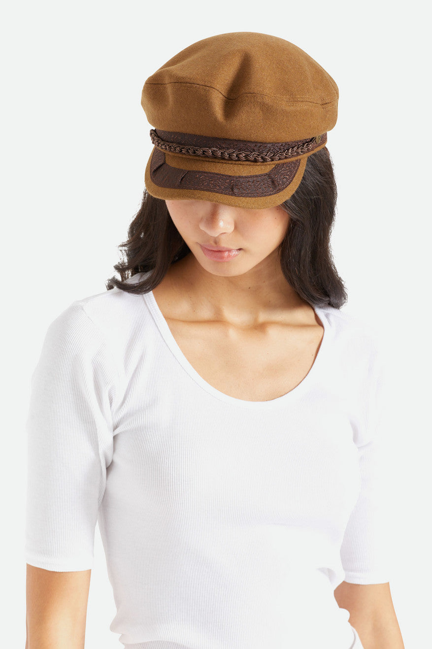 Chapeus Brixton Fiddler Reserve Masculino Marrom | PUYBR-5790