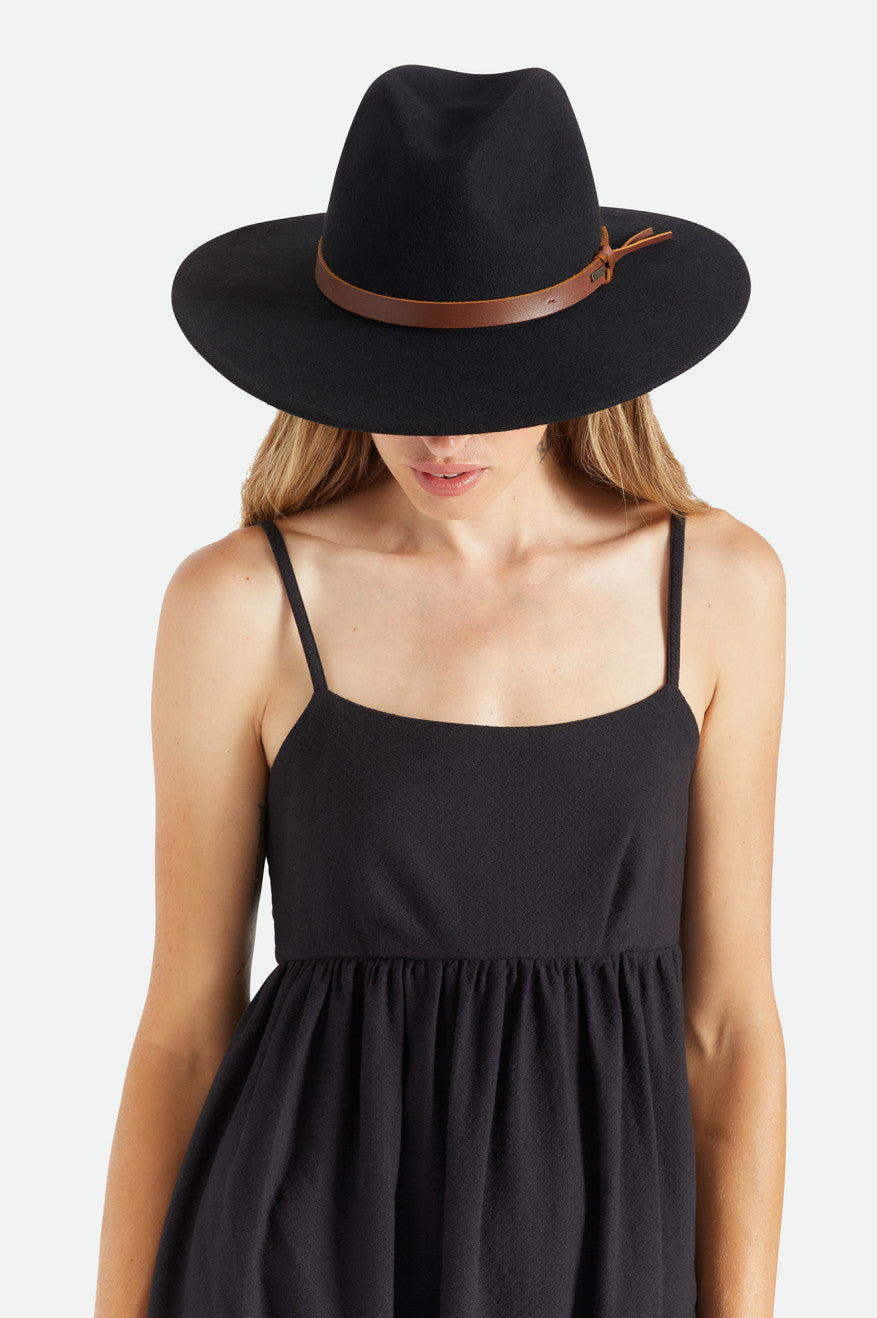 Chapeus Brixton Field Proper Hat Feminino Pretas | MKQHP-5893