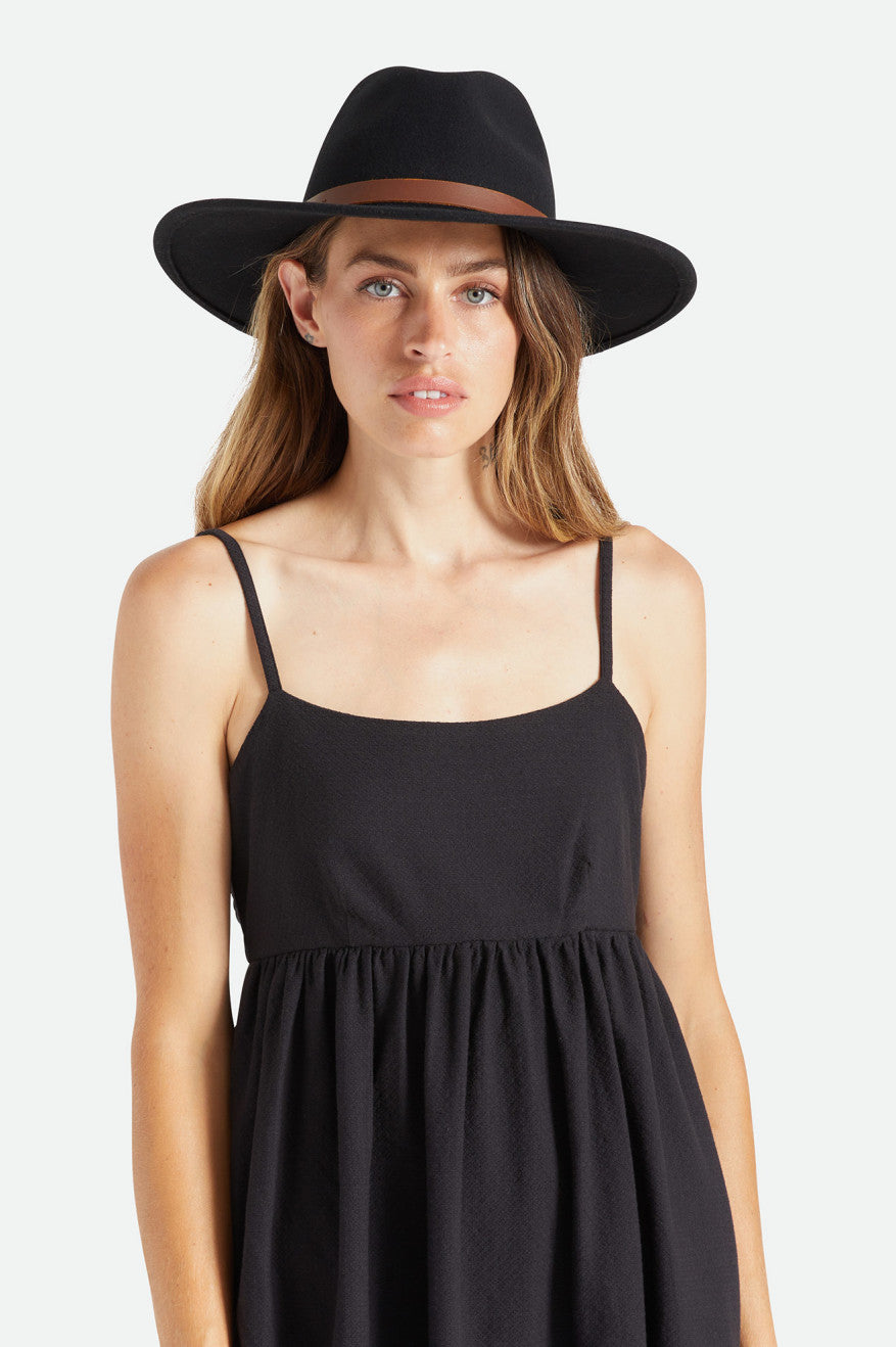 Chapeus Brixton Field Proper Hat Feminino Pretas | MKQHP-5893