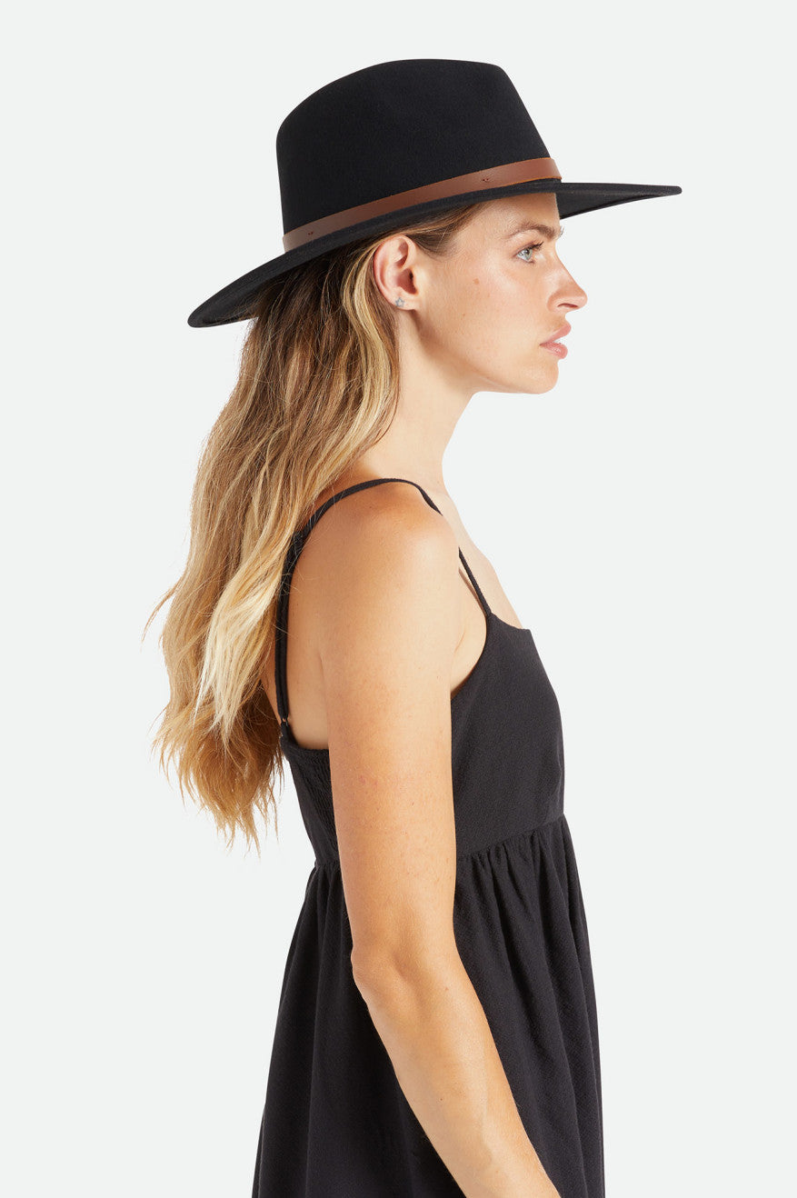 Chapeus Brixton Field Proper Hat Feminino Pretas | MKQHP-5893