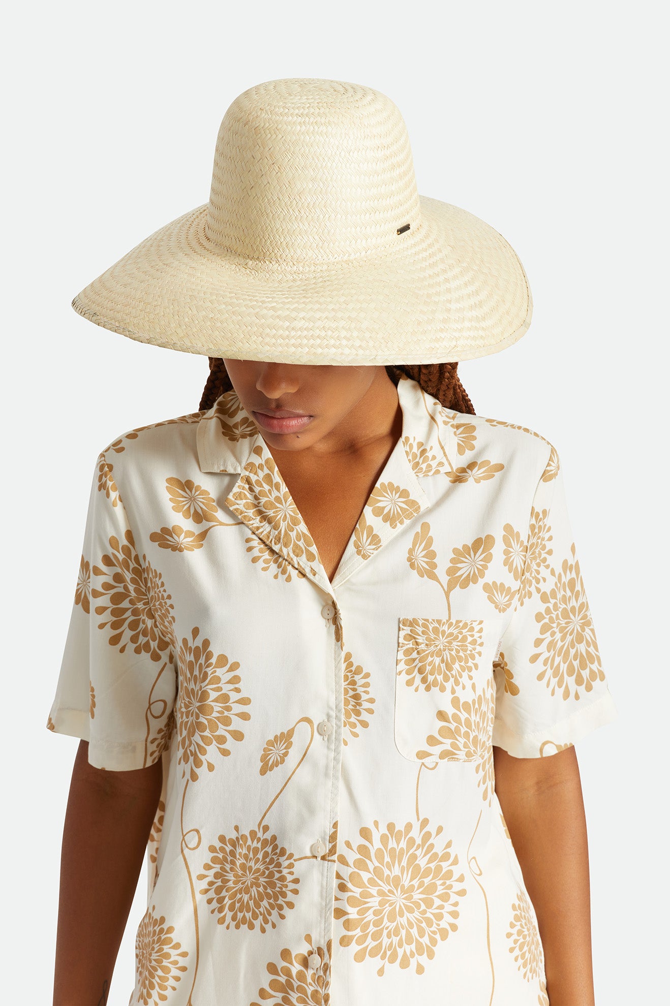 Chapeus Brixton Janae Sun Hat Feminino Bege | NQRZV-6712