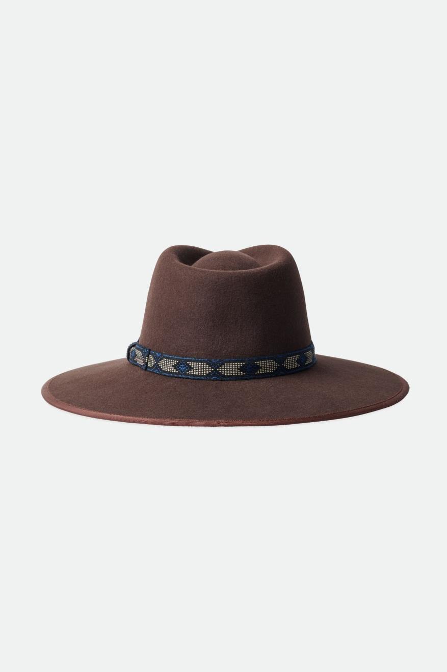 Chapeus Brixton Jo Rancher Hat Feminino Marrom Escuro | EDGLQ-5908