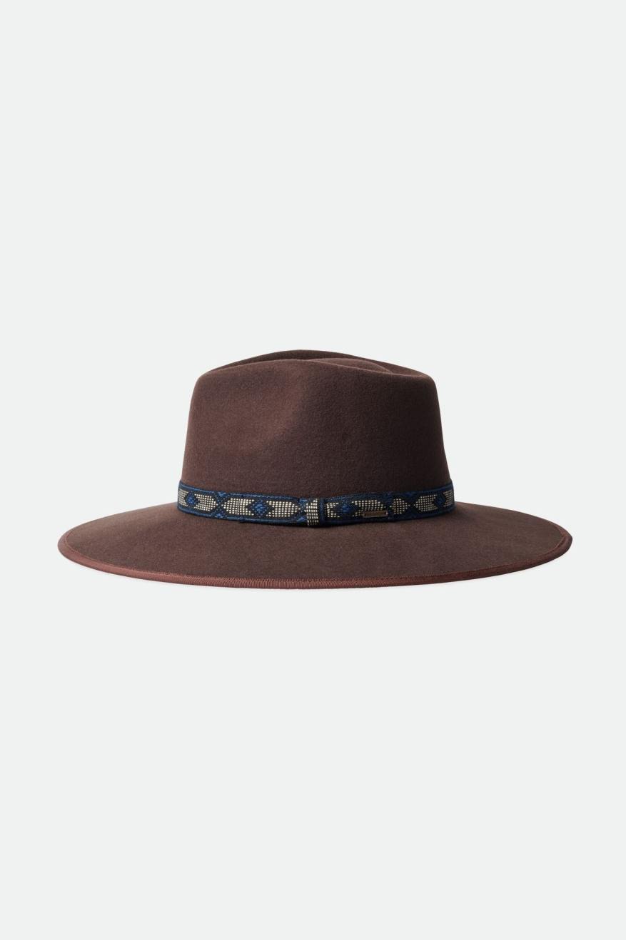 Chapeus Brixton Jo Rancher Hat Feminino Marrom Escuro | EDGLQ-5908