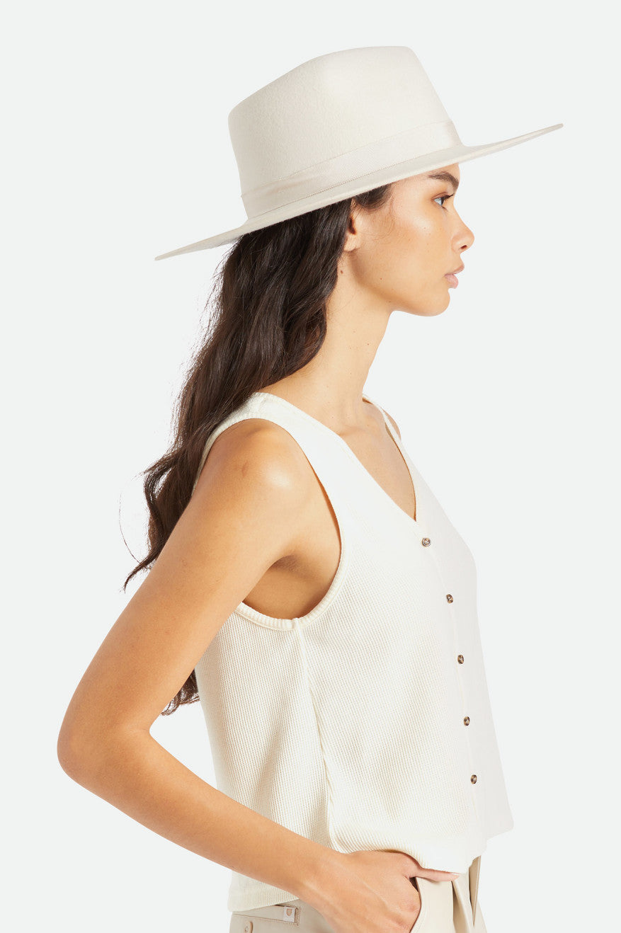 Chapeus Brixton Jo Rancher Hat Feminino Branco | HGQBW-1908