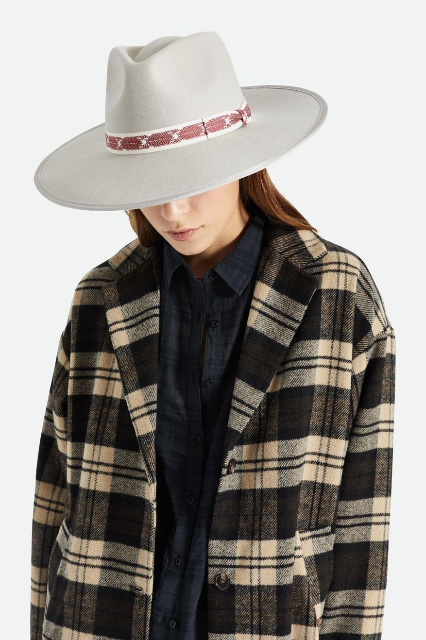 Chapeus Brixton Jo Rancher Hat Feminino Bege | XEKJS-9167