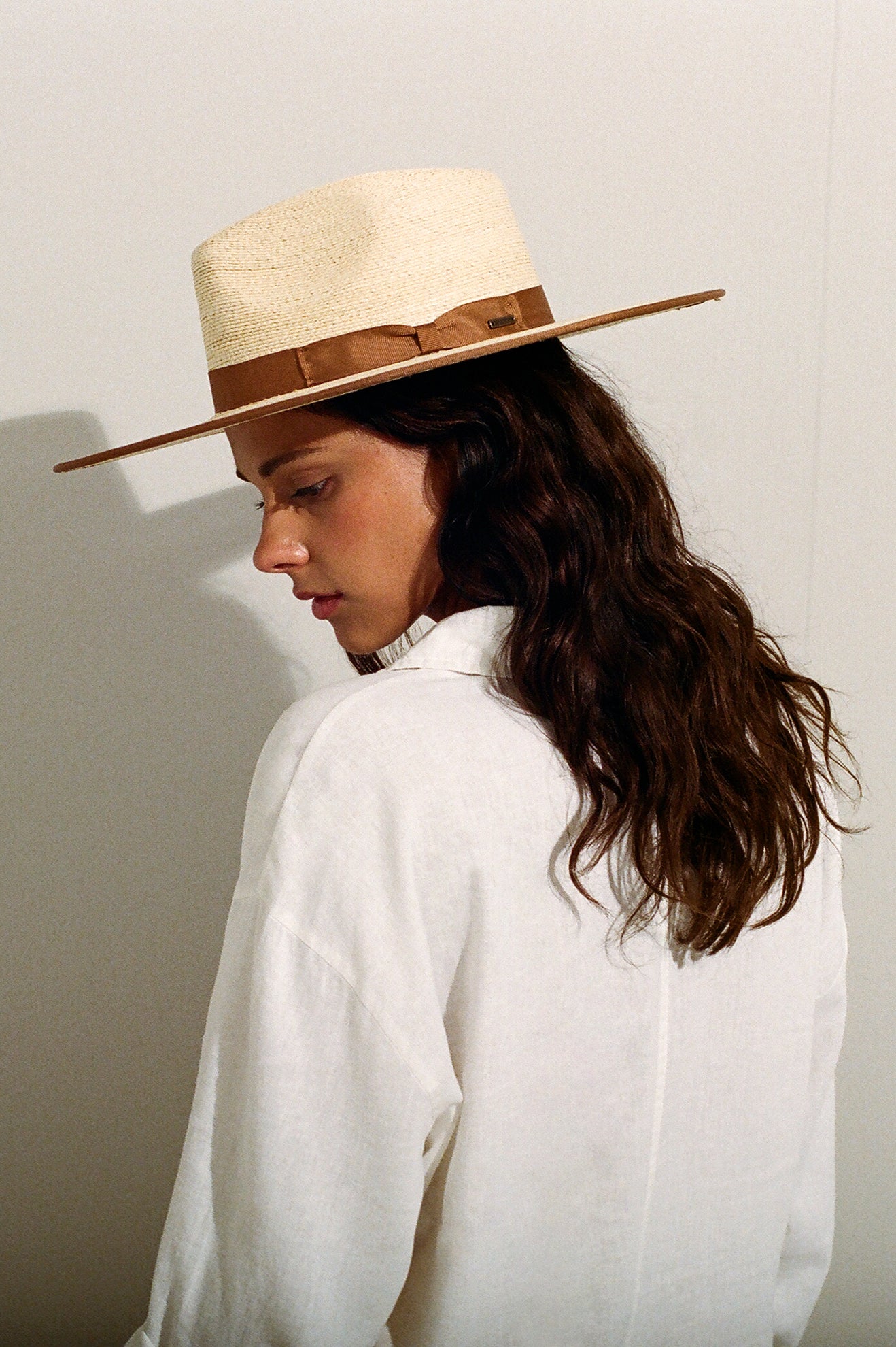 Chapeus Brixton Jo Straw Rancher Hat Feminino Bege | NKTGQ-6837