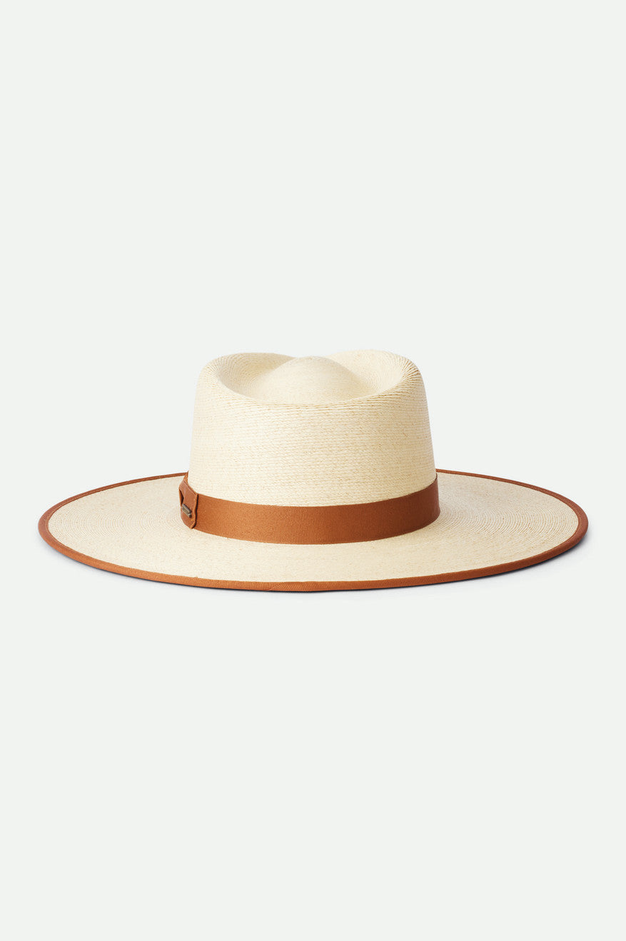 Chapeus Brixton Jo Straw Rancher Hat Feminino Bege | NKTGQ-6837