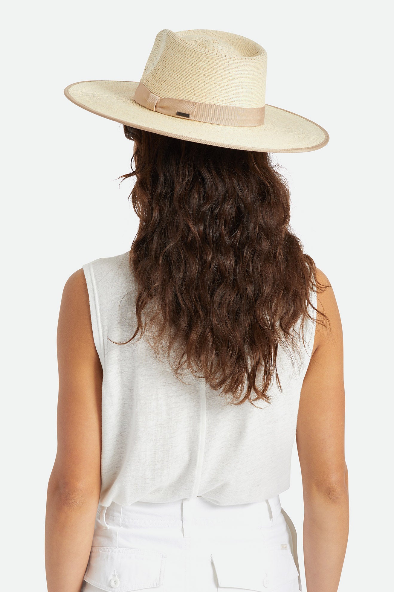 Chapeus Brixton Jo Straw Rancher Hat Feminino Bege | VRHDM-0179