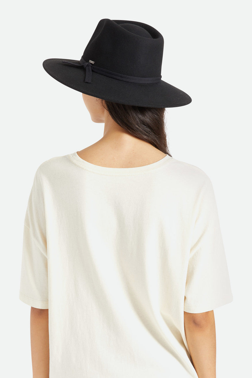 Chapeus Brixton Joanna Felt Packable Hat Feminino Pretas | MADIG-1530