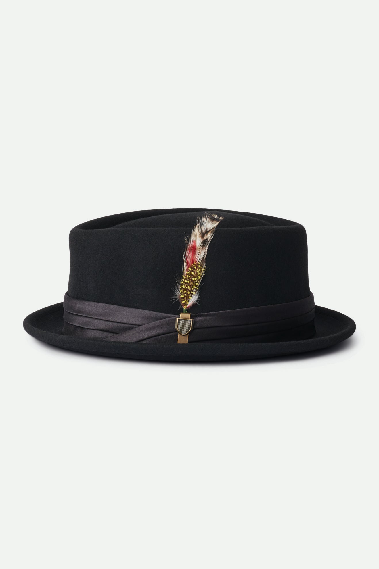 Chapeus Brixton Stout Pork Pie Masculino Pretas | GWXQC-6109