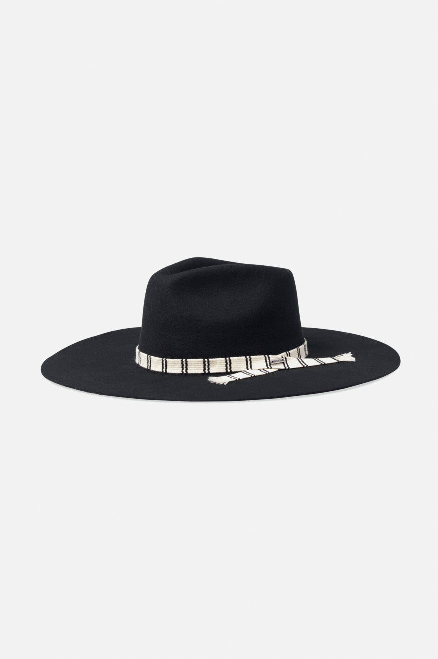 Fedora Brixton Leigh Felt Fedora Feminino Pretas | OQHDG-1409