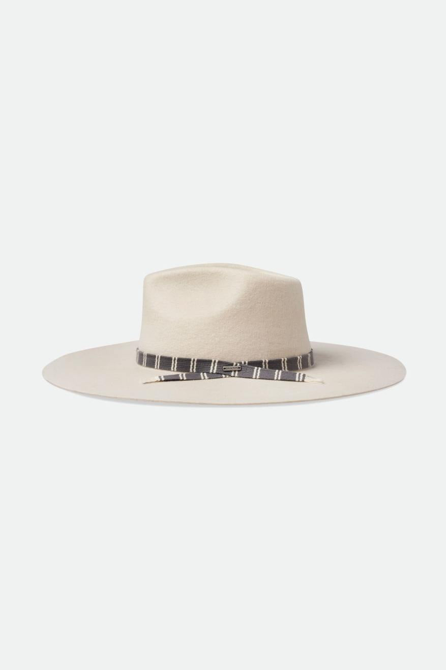 Fedora Brixton Leigh Felt Fedora Feminino Branco | QAIKF-3574