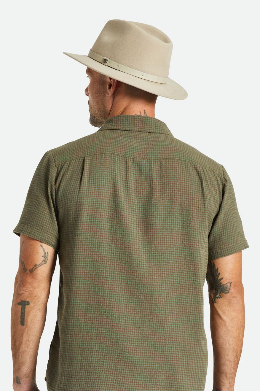 Fedora Brixton Messer Fedora Feminino Luz Verdes | XUTBQ-1839