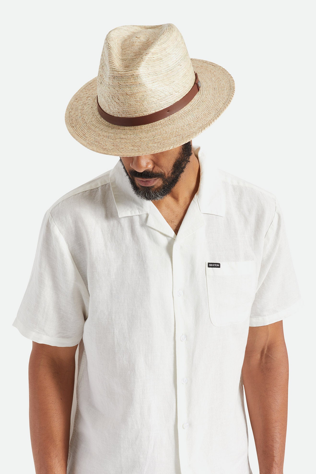 Fedora Brixton Messer Straw Fedora Feminino Bege | QZSAV-6209