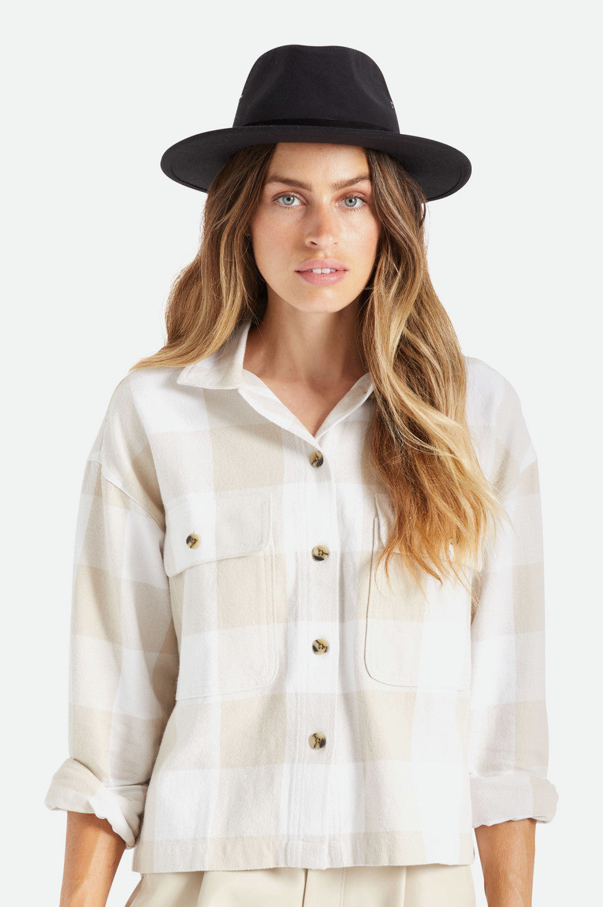 Fedora Brixton Messer Utility Adventure Fedora Feminino Pretas | AVNTU-0832