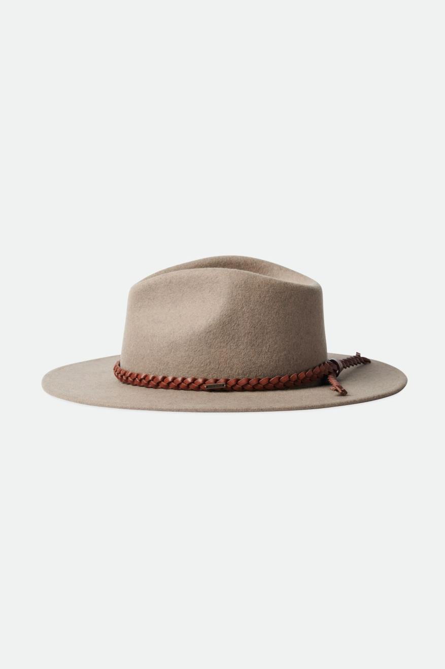 Fedora Brixton Messer Western Fedora Feminino Bege | ASUMH-4380