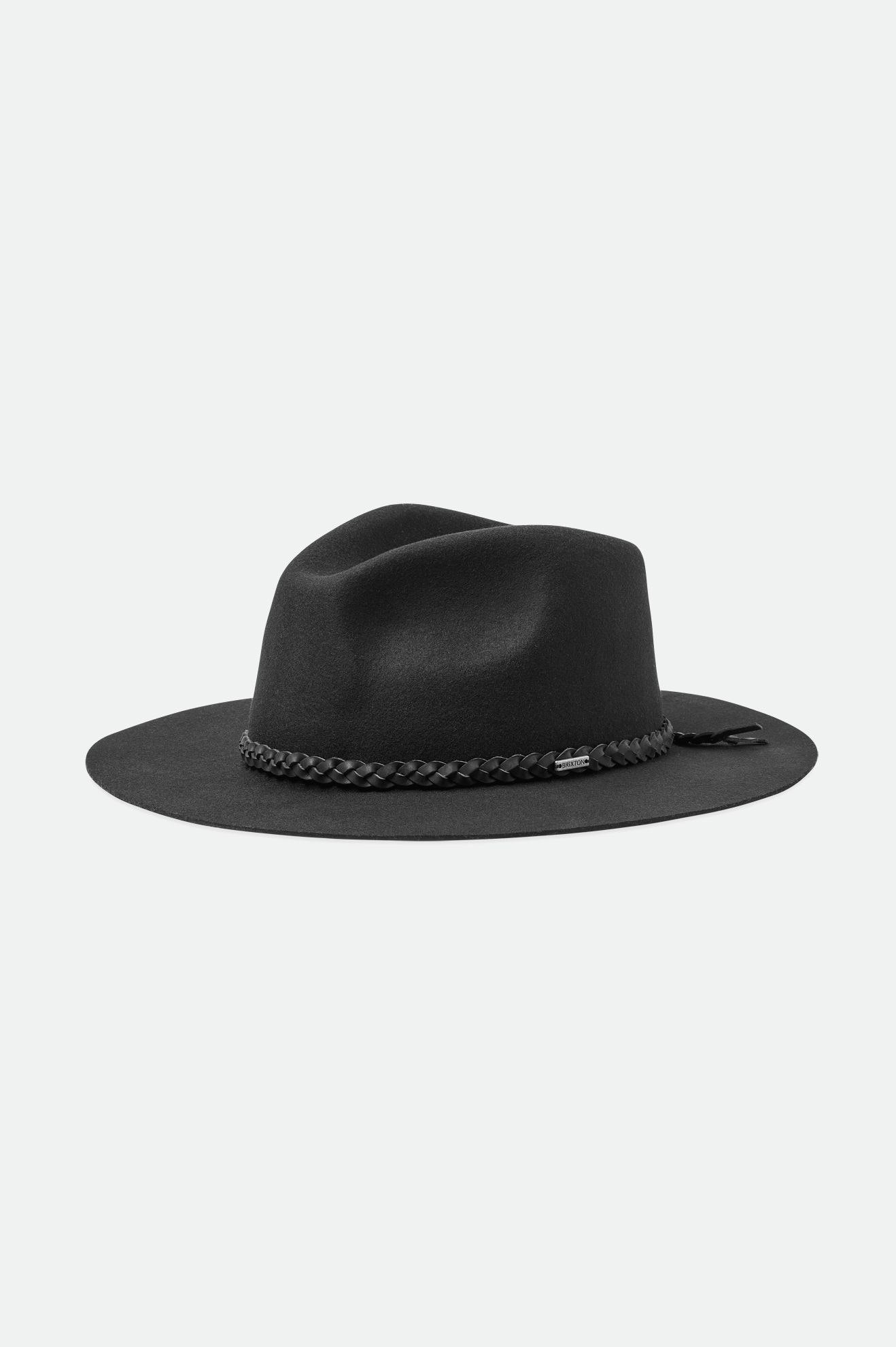 Fedora Brixton Messer Western Fedora Feminino Pretas | CTLGP-0296