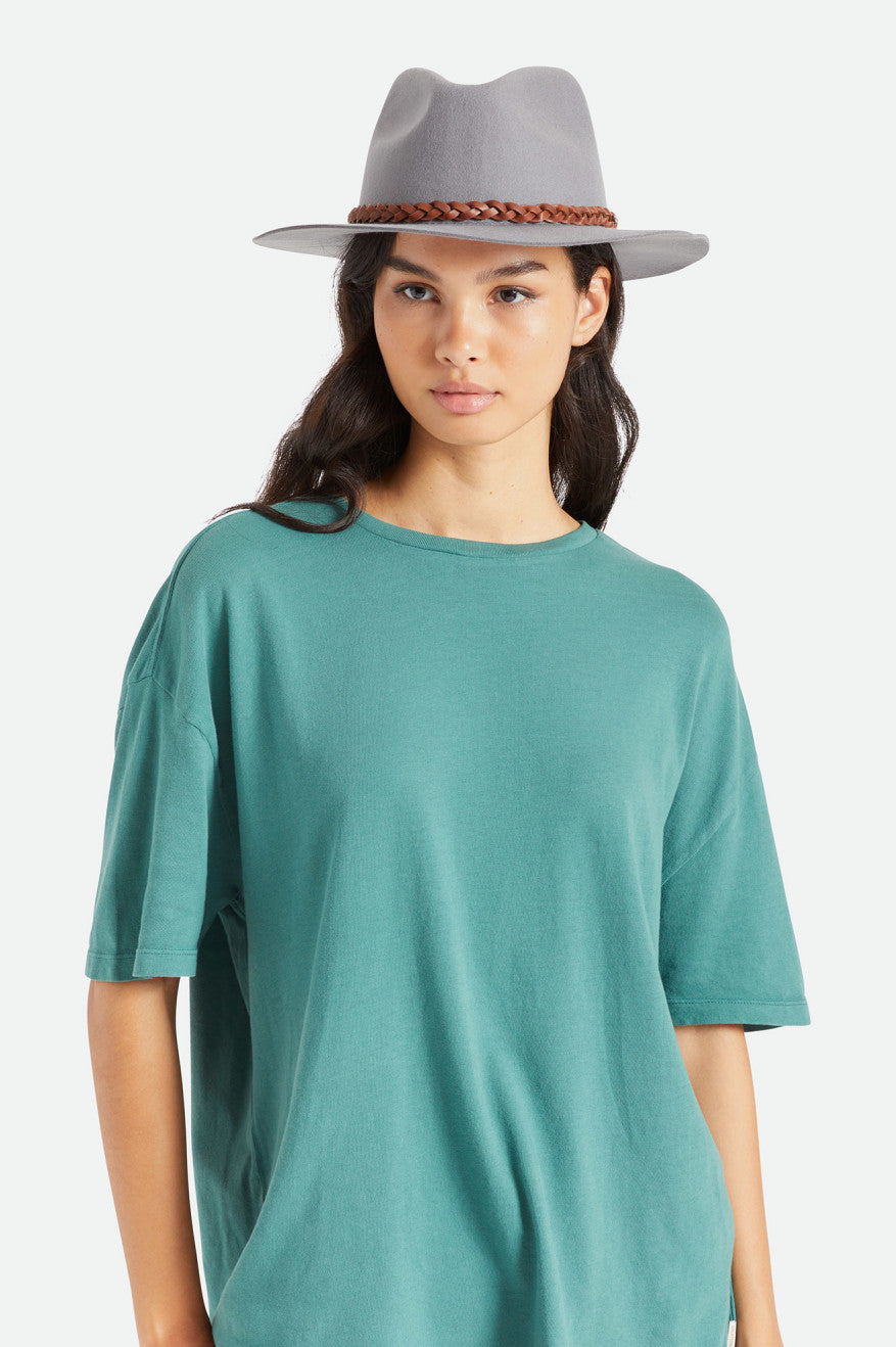 Fedora Brixton Messer Western Fedora Feminino Cinzentas | HGPVR-2563