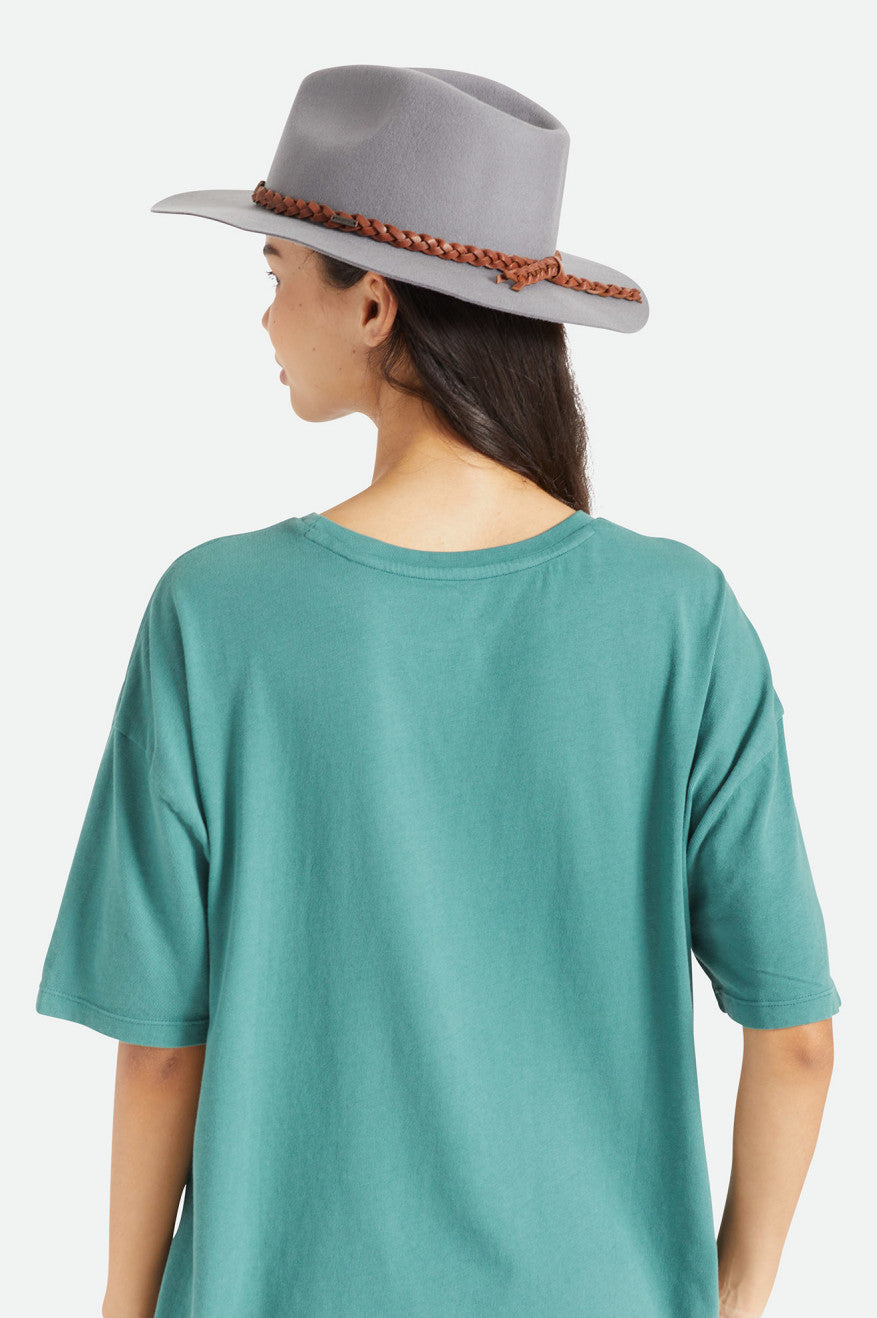 Fedora Brixton Messer Western Fedora Feminino Cinzentas | HGPVR-2563