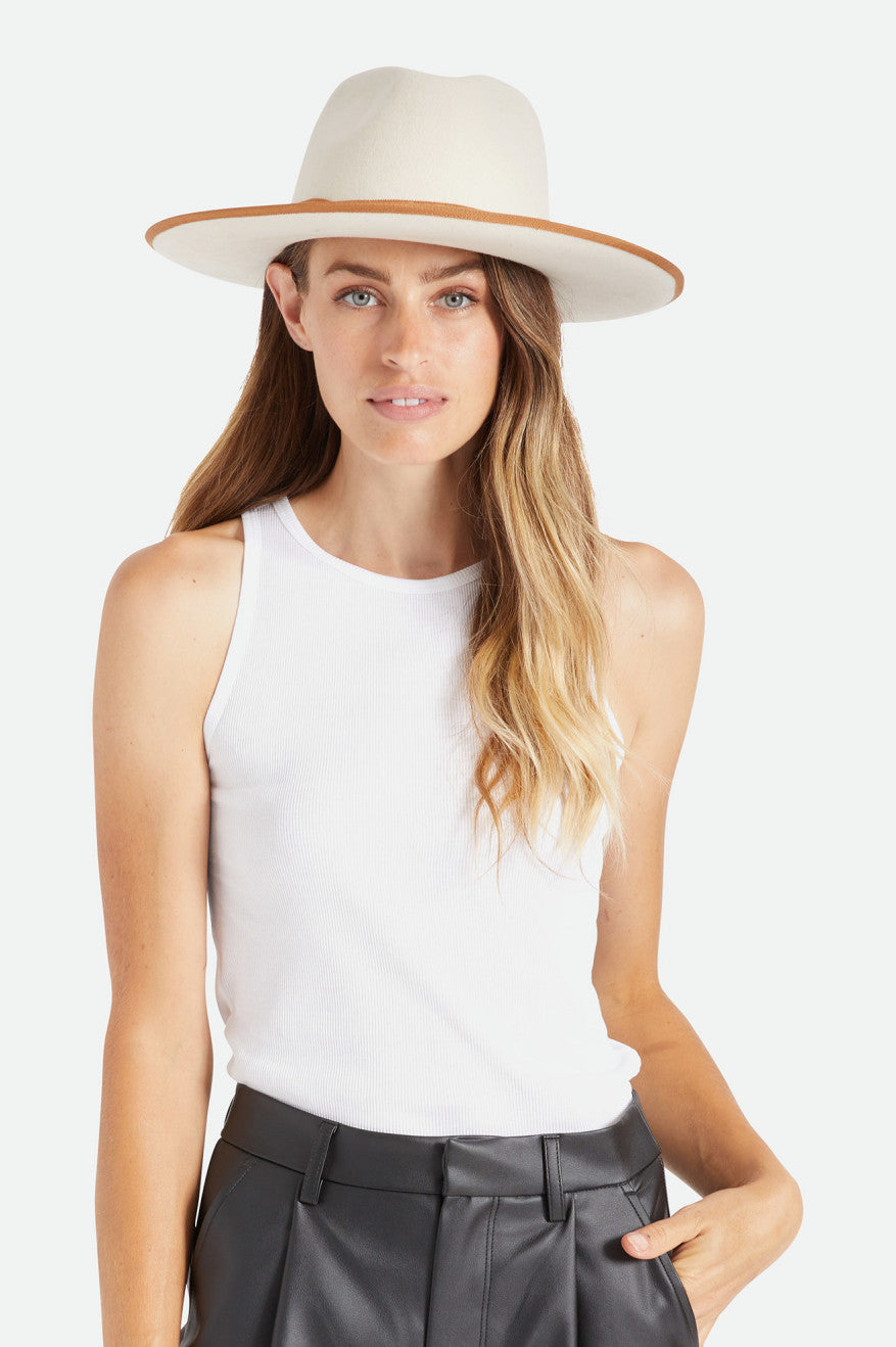 Fedora Brixton Reno Fedora Feminino Branco | THQMO-4617