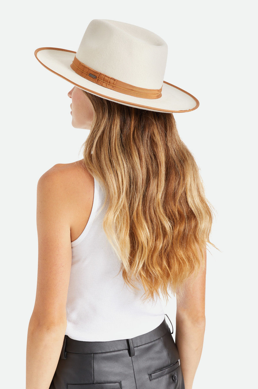 Fedora Brixton Reno Fedora Feminino Branco | THQMO-4617