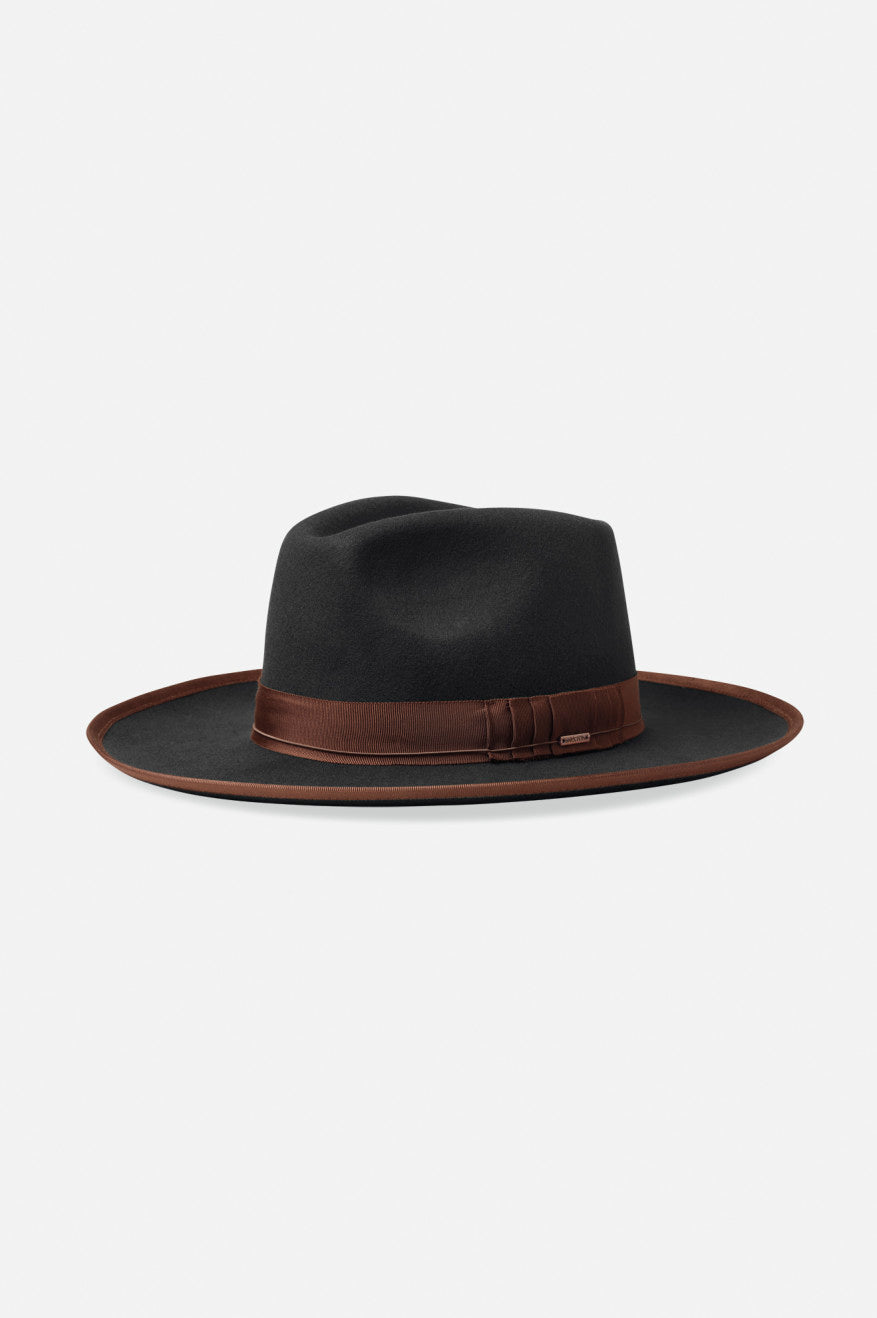 Fedora Brixton Reno Fedora Feminino Pretas Marrom | JRLMK-3917