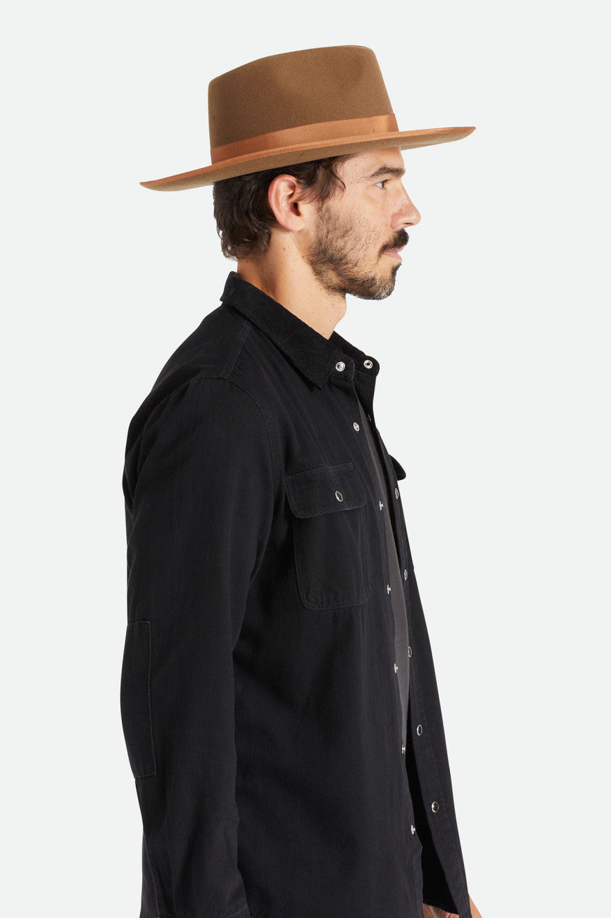 Fedora Brixton Reno Masculino Cafes | DGSKP-2140