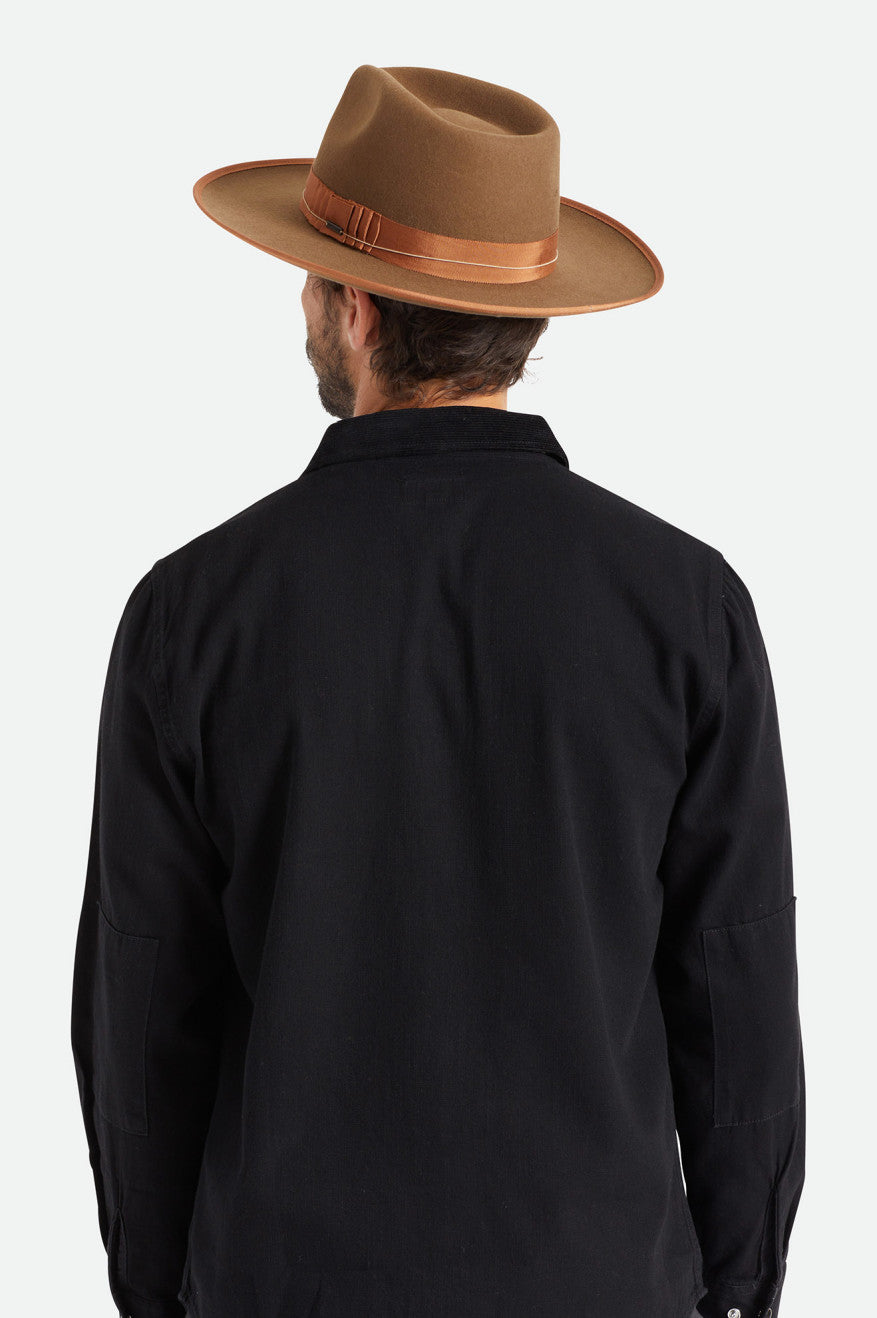 Fedora Brixton Reno Masculino Cafes | DGSKP-2140