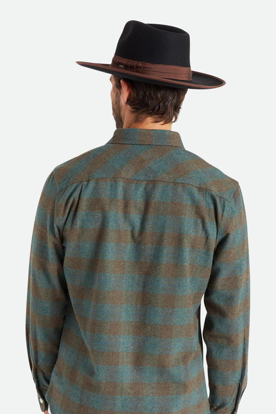 Fedora Brixton Reno Masculino Pretas Marrom | GOTNE-8167