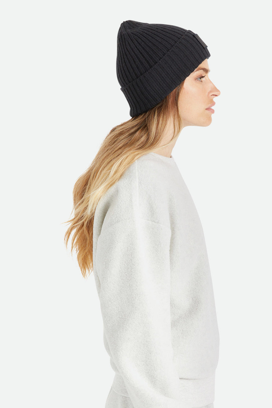 Gorro Brixton Alpha Square Merino Lã Feminino Pretas | AYDIW-8267